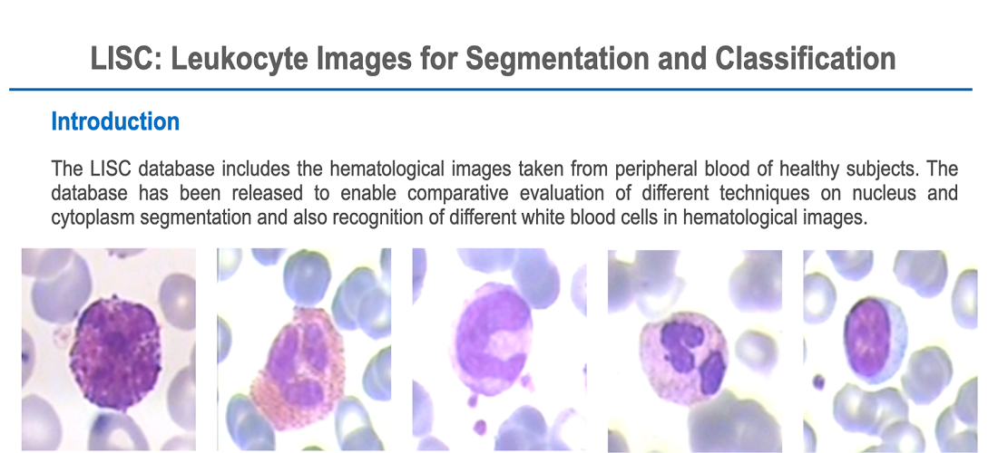 LISC: Leukocyte Images for Segmentation and Classification